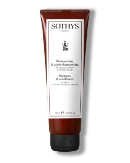 Shampoo e balsamo limone e petitgrain, detergente Sothys 2 in 1